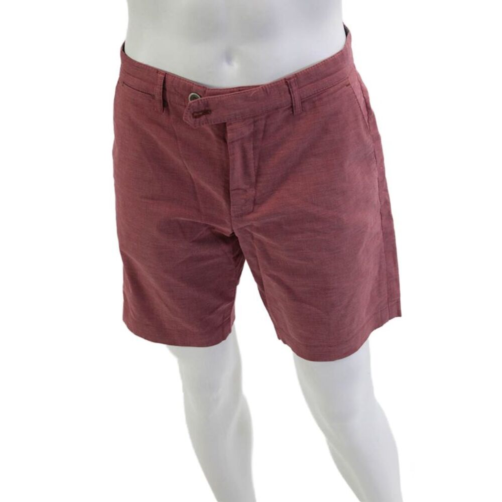 Ted Baker London Mens Chino Shorts Red Cotton Size 32